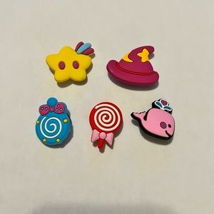 5 pack Whimsical Shoe Charms for Crocs
